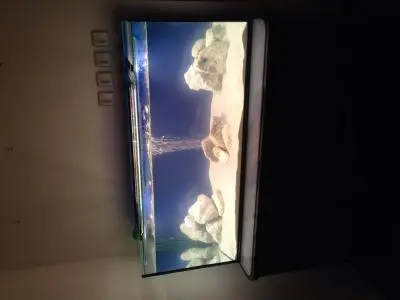 Lehce zakalená voda v akváriu