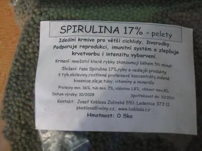 SAK 55 spirulina vločky