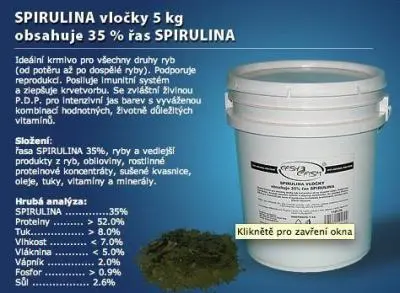 SAK 55 spirulina vločky